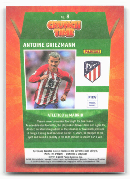 2023-24 Donruss #8 Antoine Griezmann Crunch Time