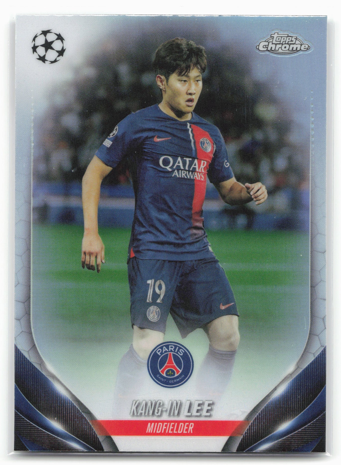 2023-24 Topps Chrome UEFA Club Competitions #194 Kang-in Lee Refractor