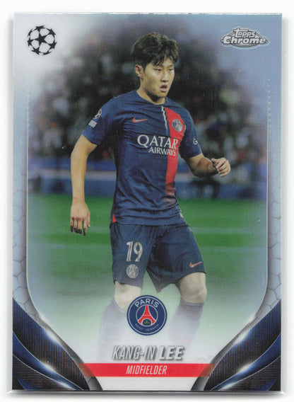 2023-24 Topps Chrome UEFA Club Competitions #194 Kang-in Lee Refractor
