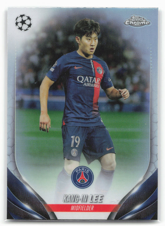 2023-24 Topps Chrome UEFA Club Competitions #194 Kang-in Lee Refractor