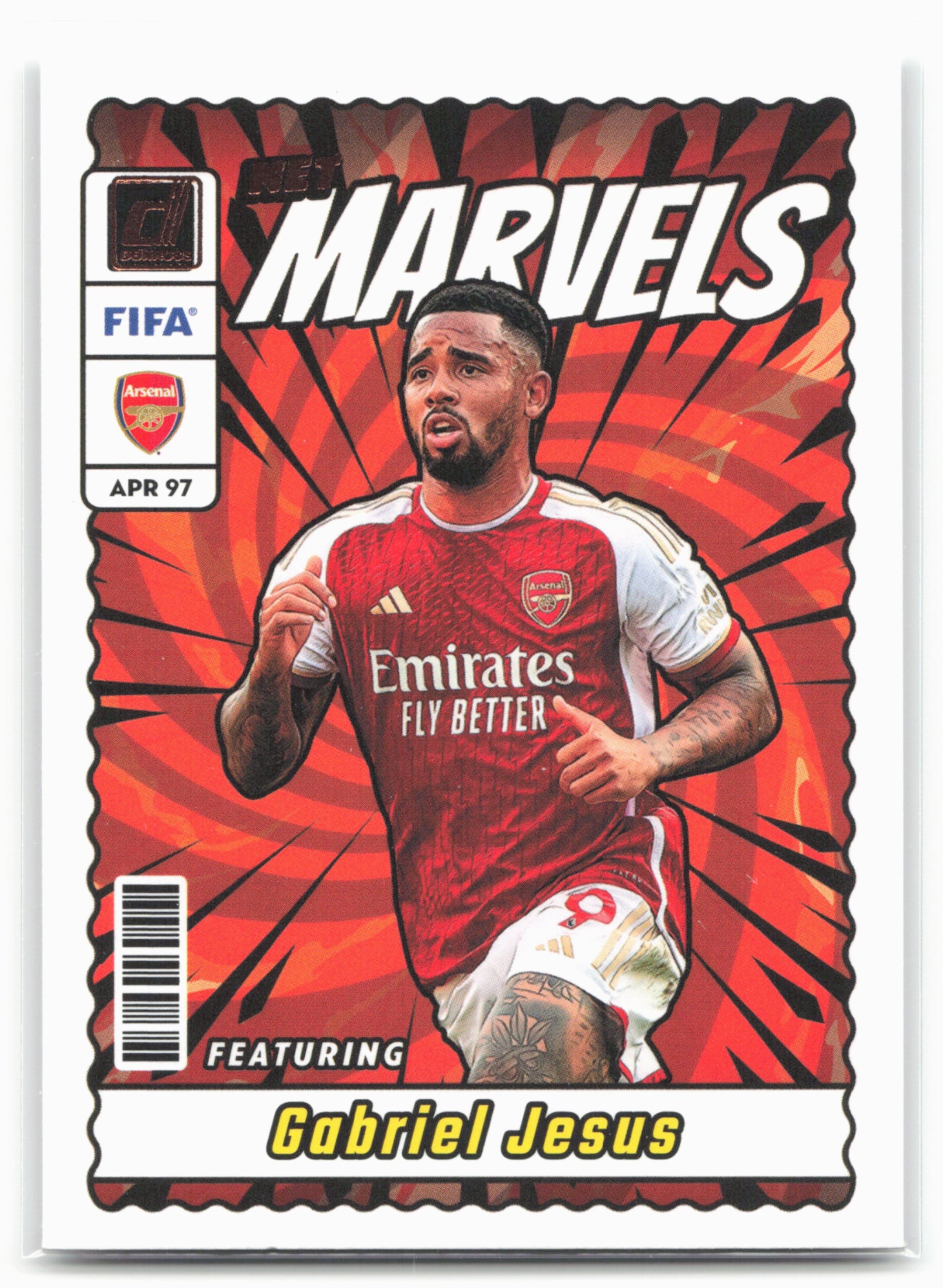2023-24 Donruss #15 Gabriel Jesus Net Marvels