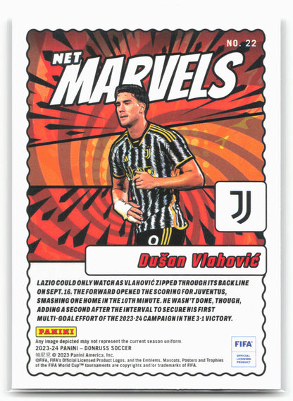 2023-24 Donruss #22 Dusan Vlahovic Net Marvels