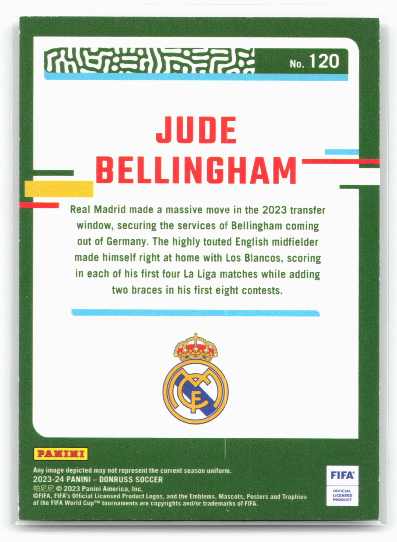 2023-24 Donruss #120 Jude Bellingham Silver