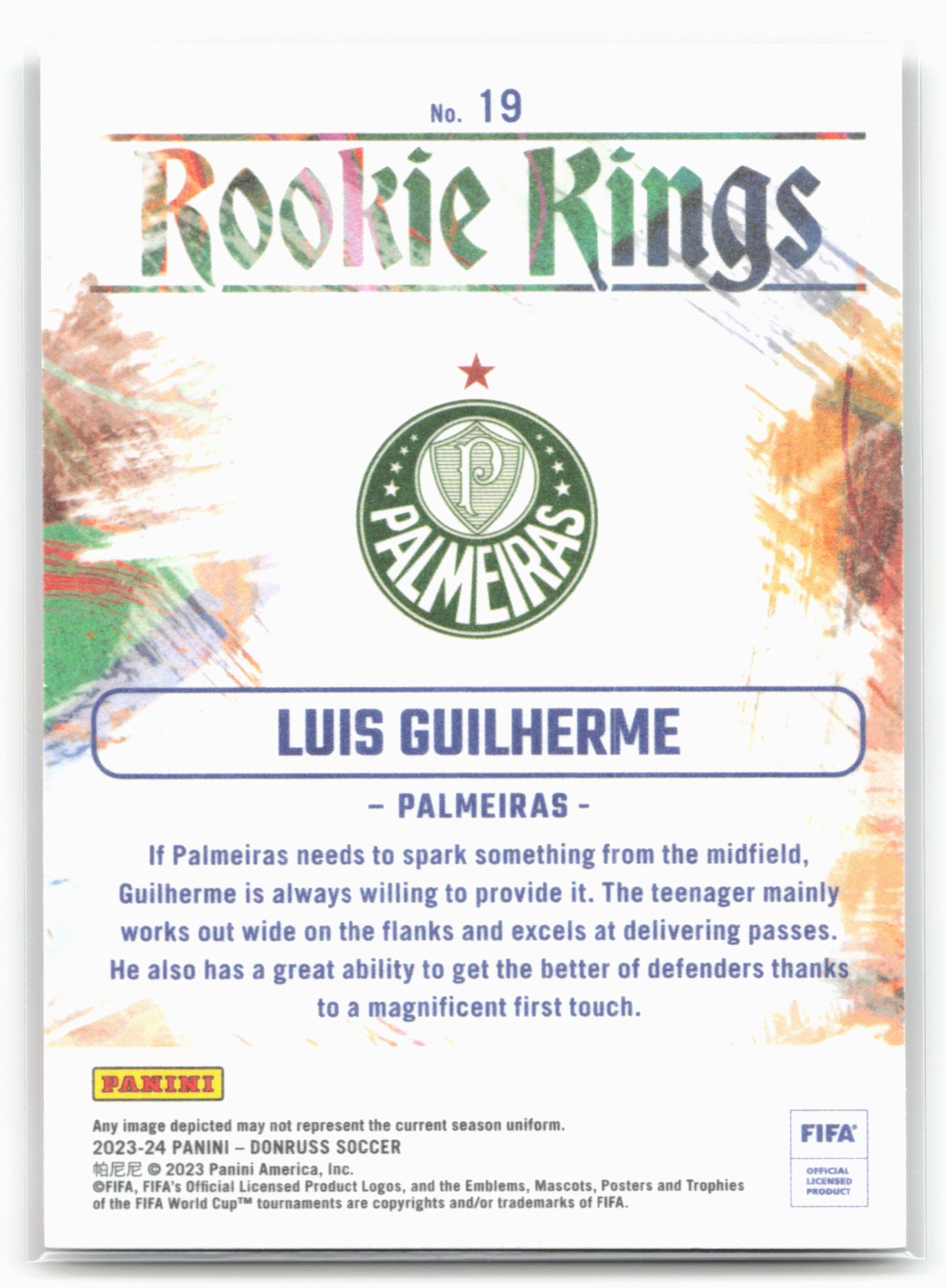 2023-24 Donruss #19 Luis Guilherme Rookie Kings Silver