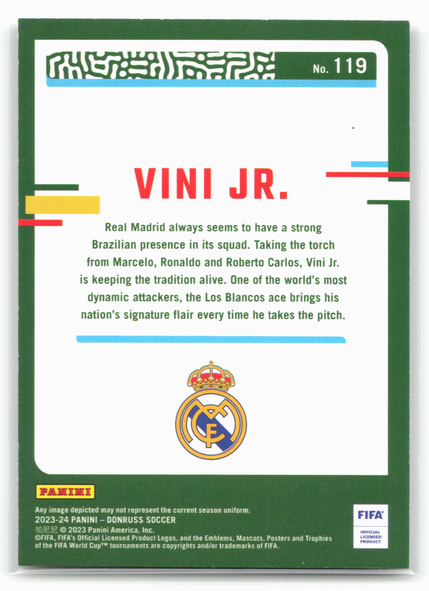 2023-24 Donruss #119 Vini Jr. Silver