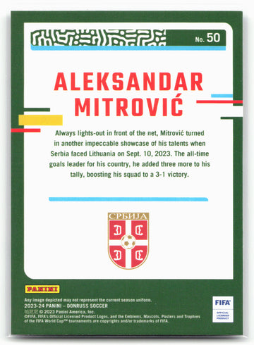 
2023-24 Donruss #50 Aleksandar Mitrovic Silver