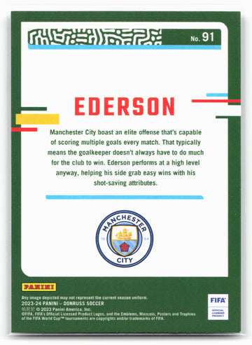 
2023-24 Donruss #91 Ederson Silver