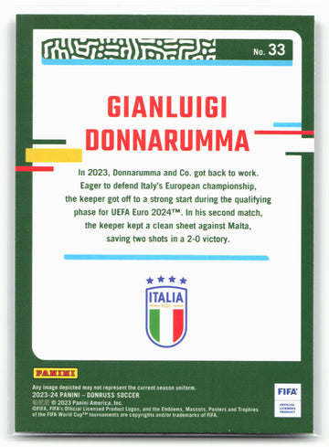 
2023-24 Donruss #33 Gianluigi Donnarumma Silver