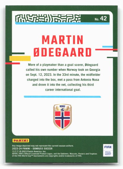 2023-24 Donruss #42 Martin Odegaard Silver