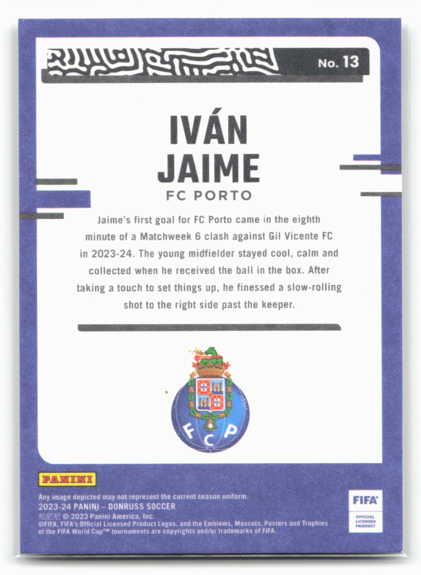 2023-24 Donruss #13 Ivan Jaime The Rookies