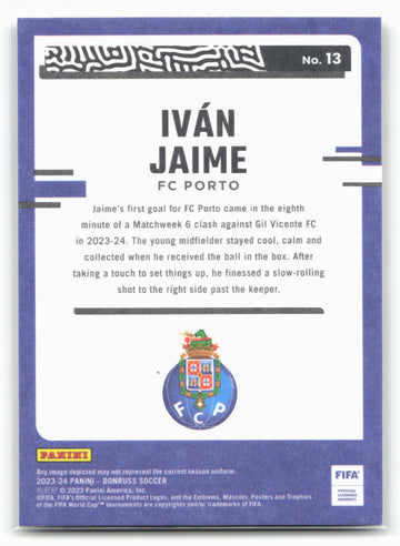 
2023-24 Donruss #13 Ivan Jaime The Rookies