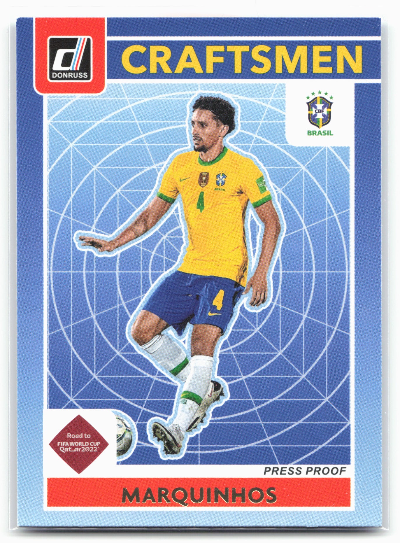 2021-22 Donruss #16 Marquinhos Craftsmen Press Proof
