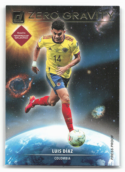 2021-22 Donruss #14 Luis Diaz Zero Gravity Press Proof