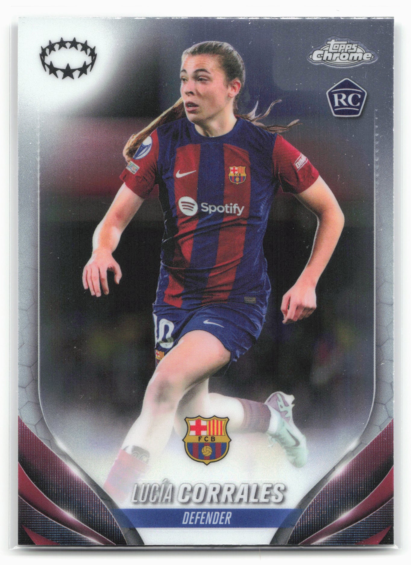 2023-24 Topps Chrome UEFA Women's Champions League #19 Lucía Corrales