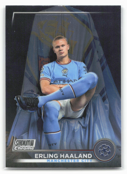 2022-23 Stadium Club Chrome UEFA Club Competitions #92 Erling Haaland