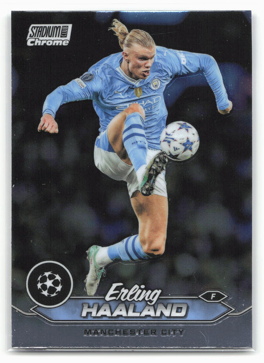 2023-24 Stadium Club Chrome UEFA Champions League #70 Erling Haaland