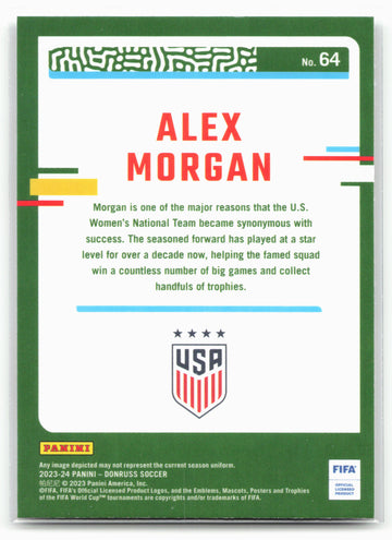 
2023-24 Donruss #64 Alex Morgan