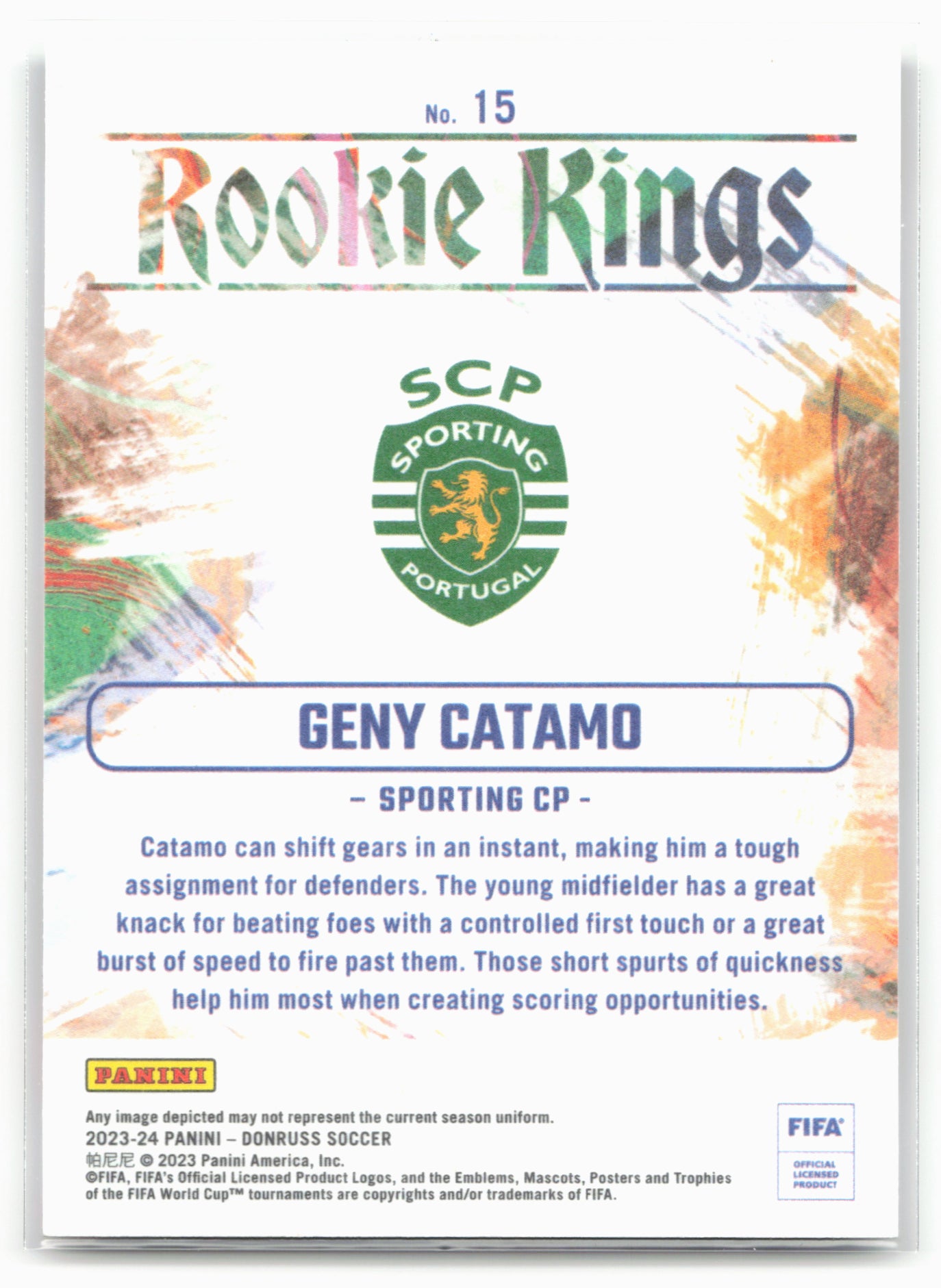 2023-24 Donruss #15 Geny Catamo Rookie Kings