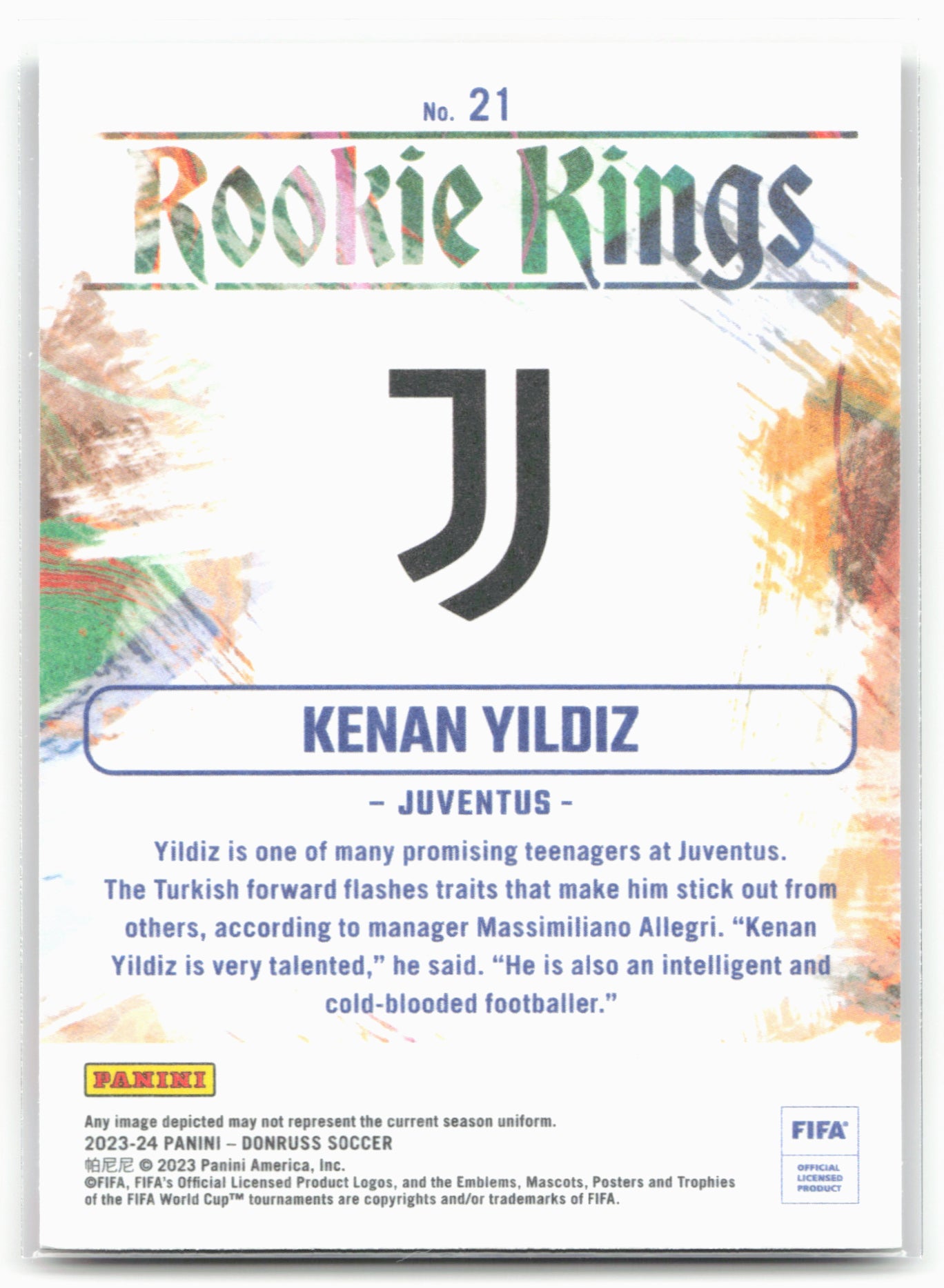 2023-24 Donruss #21 Kenan Yildiz Rookie Kings