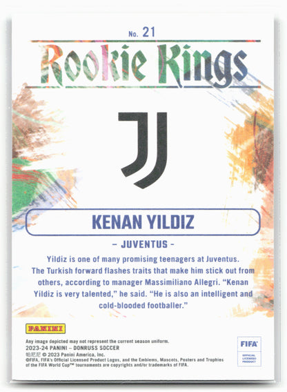 2023-24 Donruss #21 Kenan Yildiz Rookie Kings