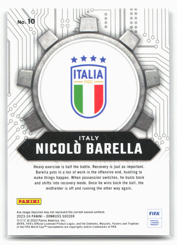 
2023-24 Donruss #10 Nicolo Barella Craftsmen