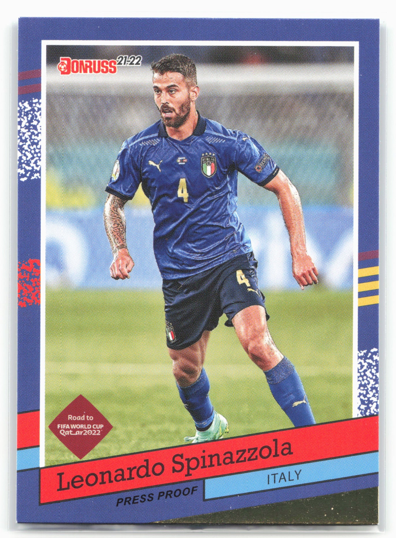 2021-22 Donruss #3 Leonardo Spinazzola 1991 Donruss Tribute Press Proof