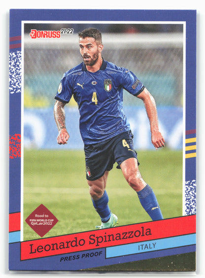 2021-22 Donruss #3 Leonardo Spinazzola 1991 Donruss Tribute Press Proof