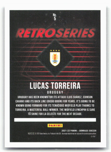 
2021-22 Donruss #5 Lucas Torreira Retro Series Press Proof