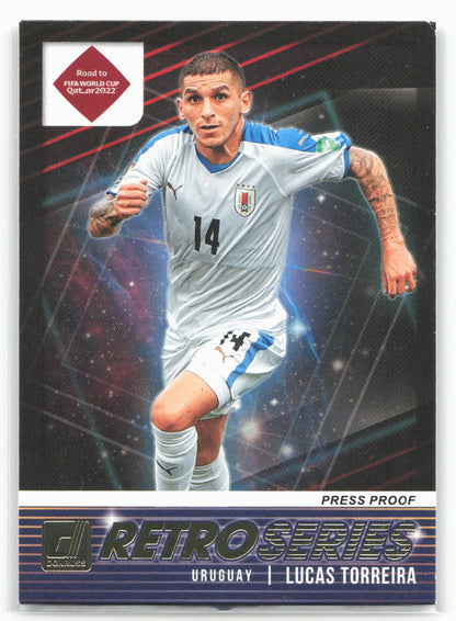 2021-22 Donruss #5 Lucas Torreira Retro Series Press Proof