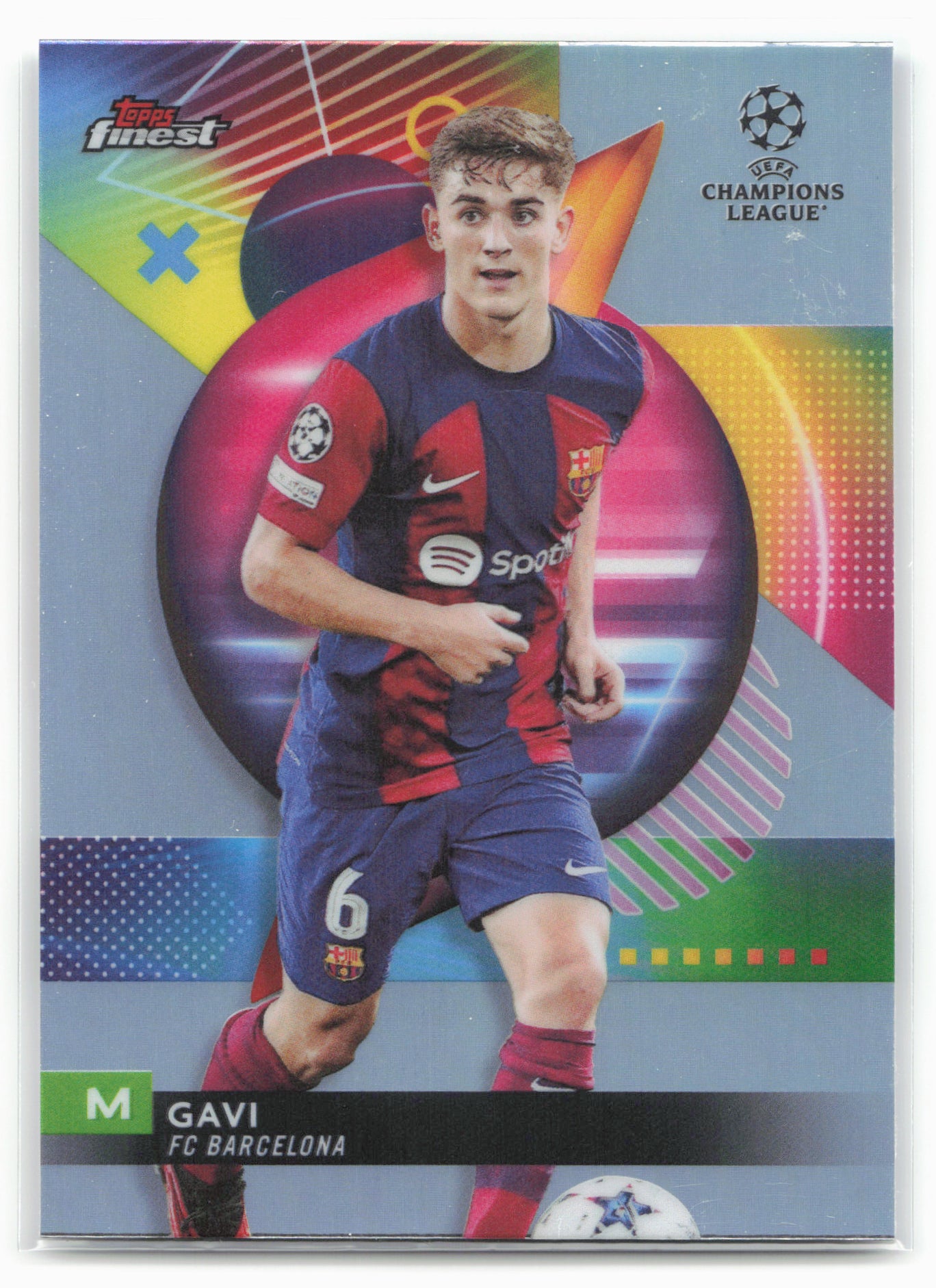 2023-24 Finest UEFA Club Competitions #110 Gavi Refractor