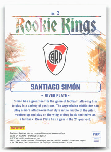 
2023-24 Donruss #3 Santiago Simon Rookie Kings