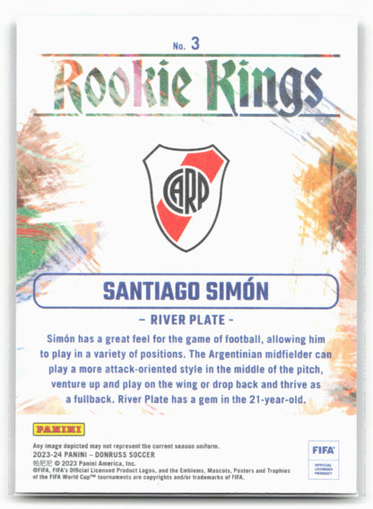 2023-24 Donruss #3 Santiago Simon Rookie Kings