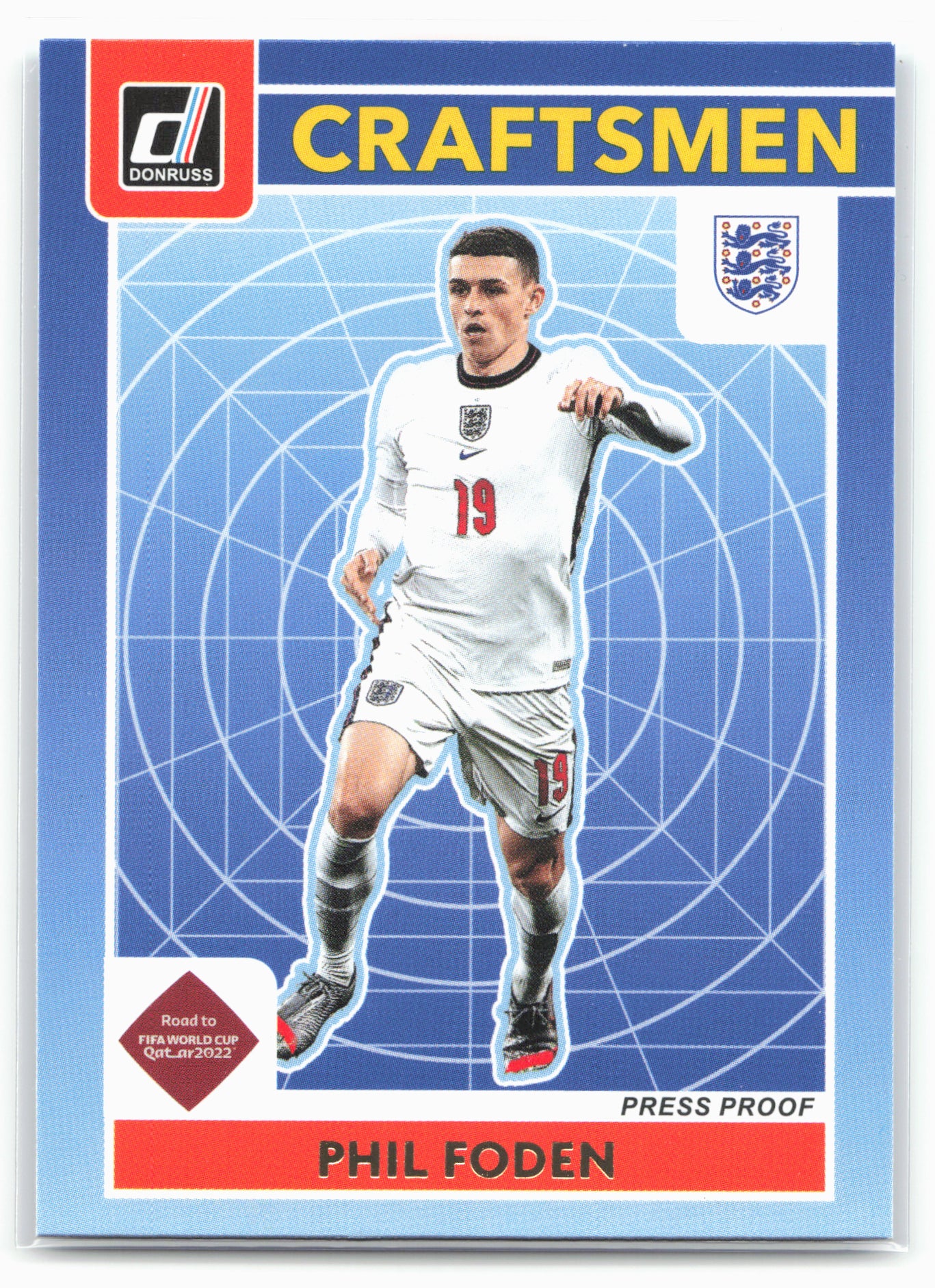 2021-22 Donruss #2 Phil Foden Craftsmen Press Proof
