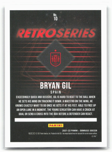 
2021-22 Donruss #10 Bryan Gil Retro Series Press Proof