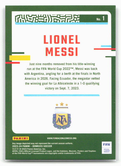 2023-24 Donruss #1 Lionel Messi