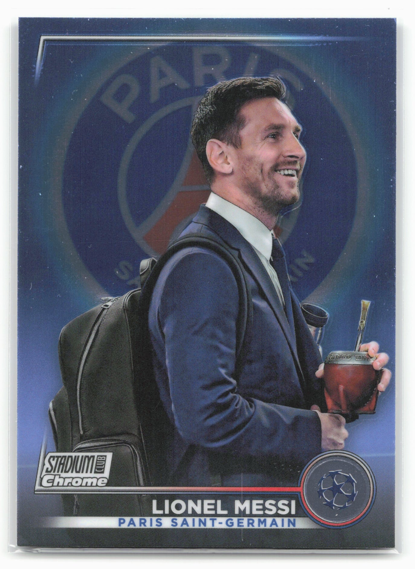2022-23 Stadium Club Chrome UEFA Club Competitions #80 Lionel Messi