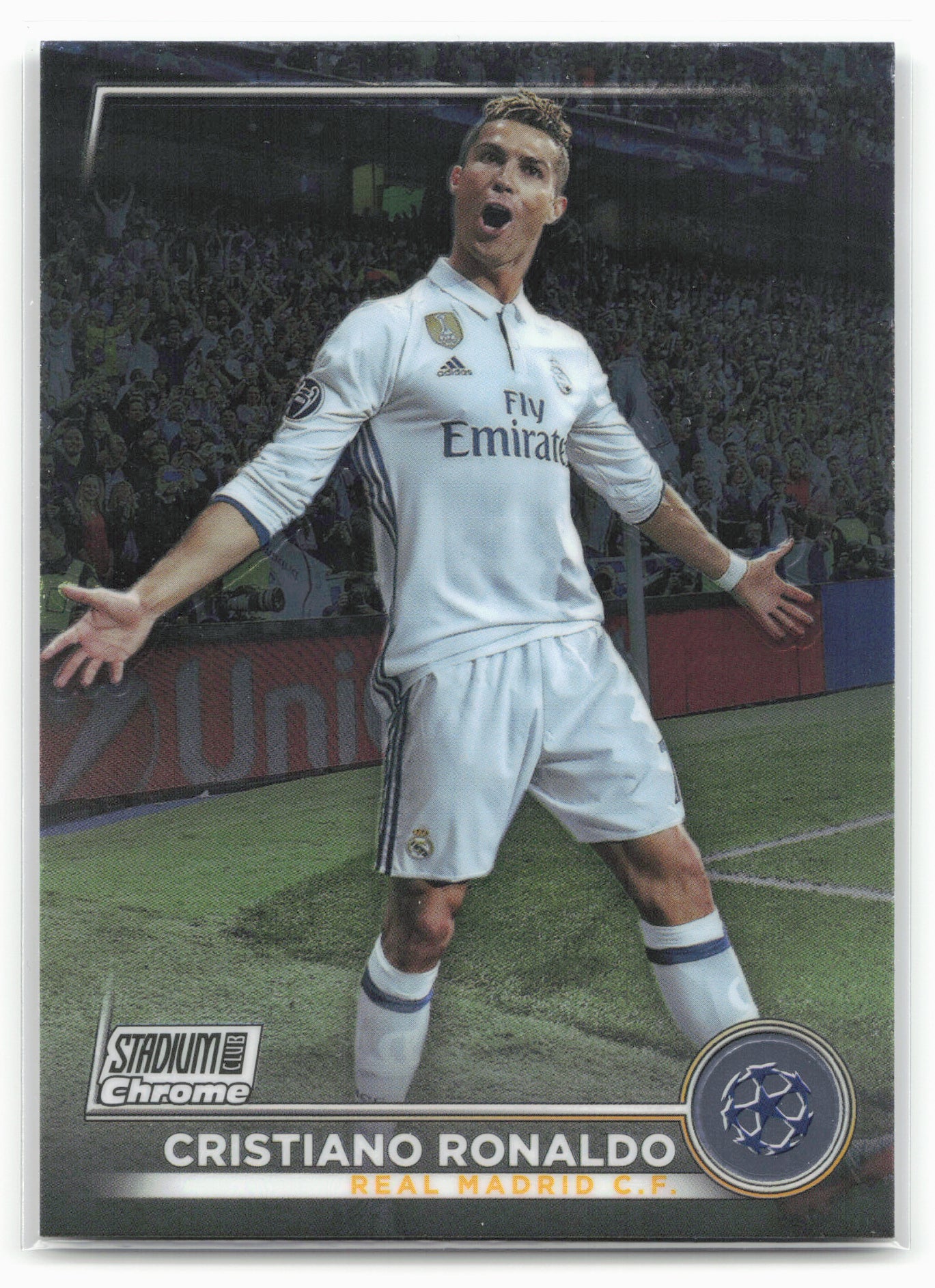 2022-23 Stadium Club Chrome UEFA Club Competitions #7 Cristiano Ronaldo
