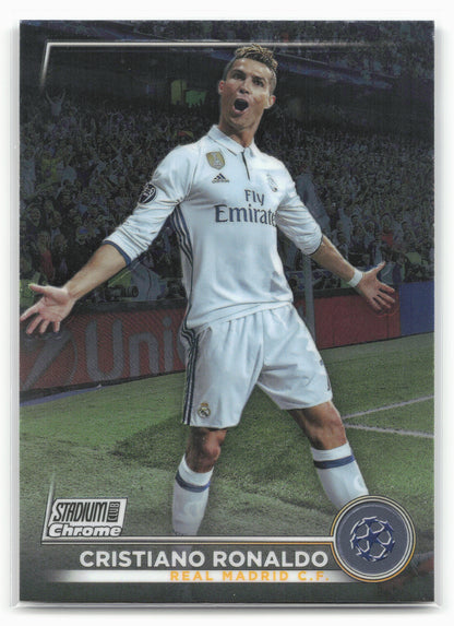 2022-23 Stadium Club Chrome UEFA Club Competitions #7 Cristiano Ronaldo