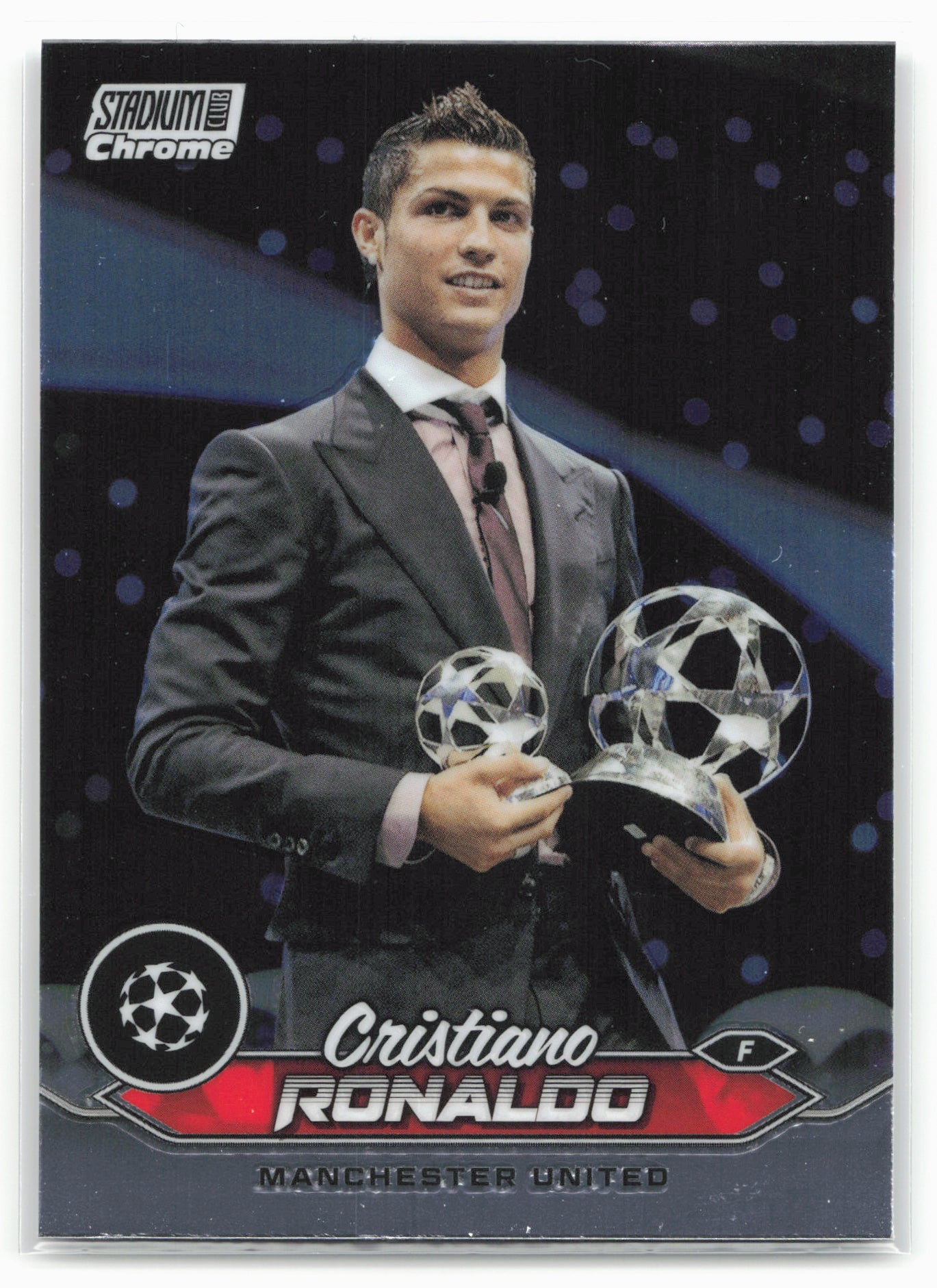 2023-24 Stadium Club Chrome UEFA Champions League #7 Cristiano Ronaldo