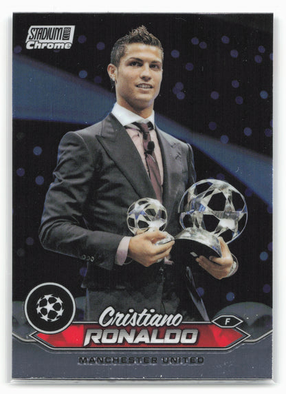 2023-24 Stadium Club Chrome UEFA Champions League #7 Cristiano Ronaldo