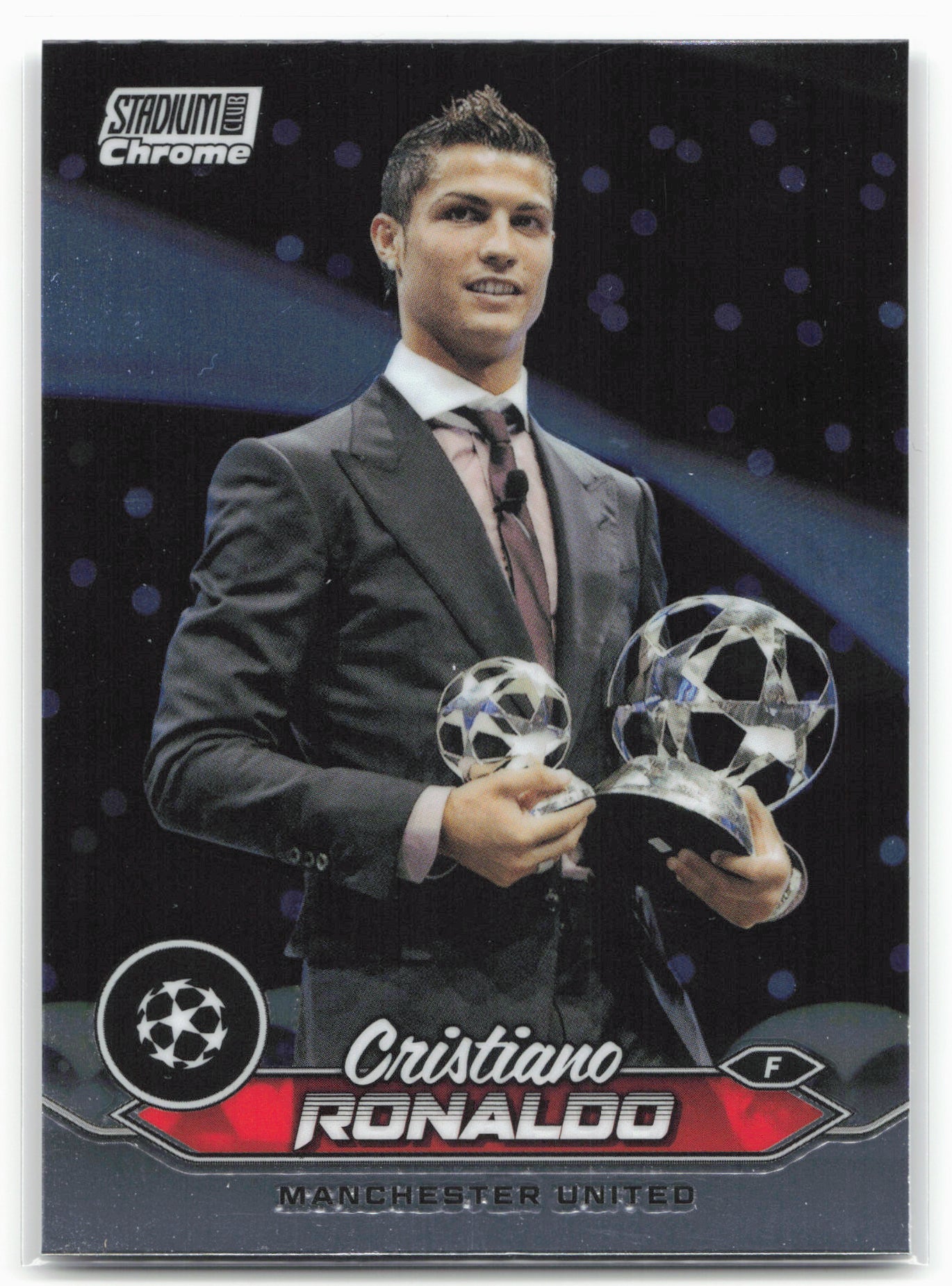 2023-24 Stadium Club Chrome UEFA Champions League #7 Cristiano Ronaldo 26047