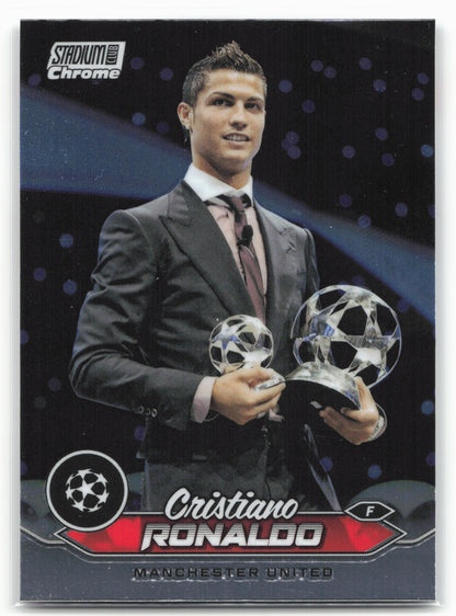 2023-24 Stadium Club Chrome UEFA Champions League #7 Cristiano Ronaldo 26047