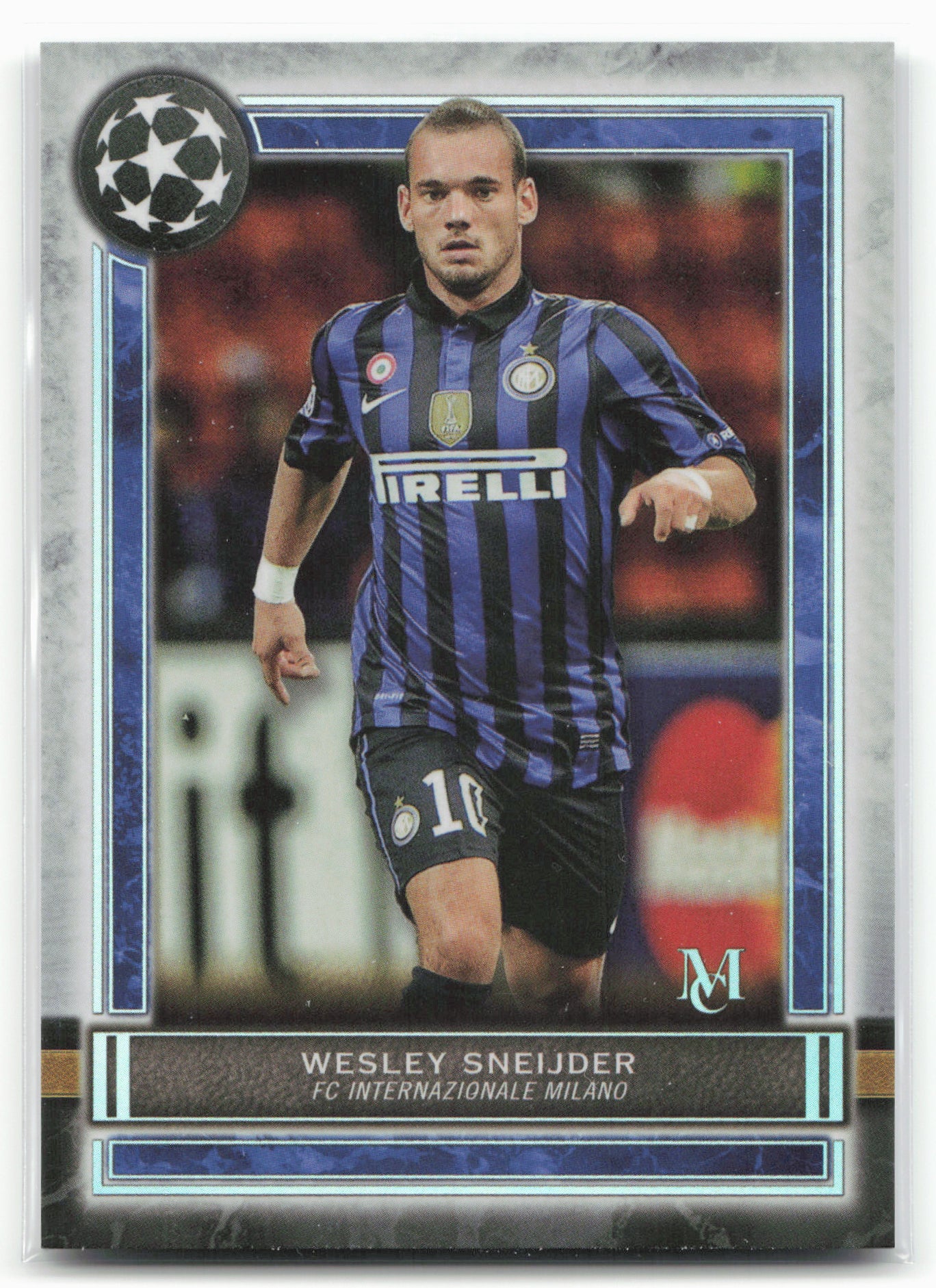 2020-21 Topps Museum Collection UEFA Champions League #73 Wesley Sneijder