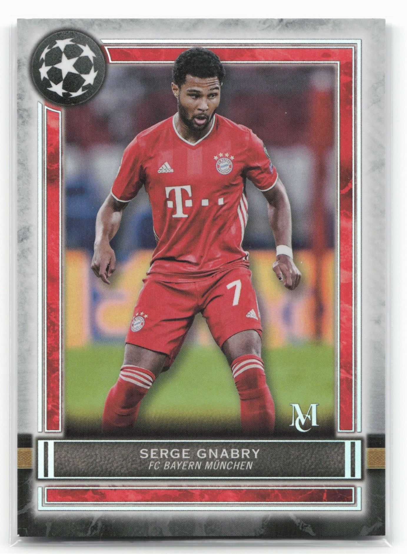 2020-21 Topps Museum Collection UEFA Champions League #74 Serge Gnabry