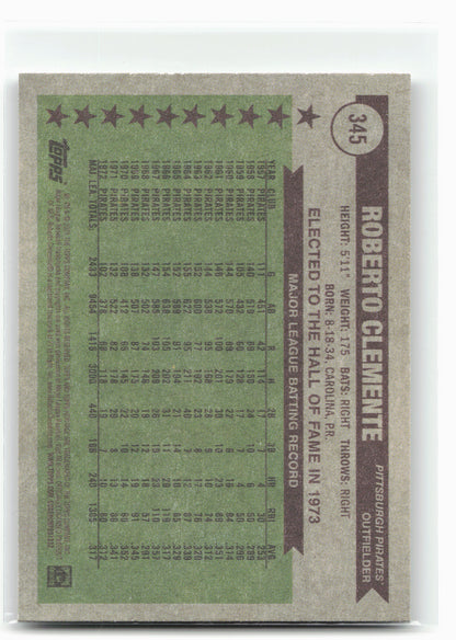 2025 Topps Heritage #345 Roberto Clemente
