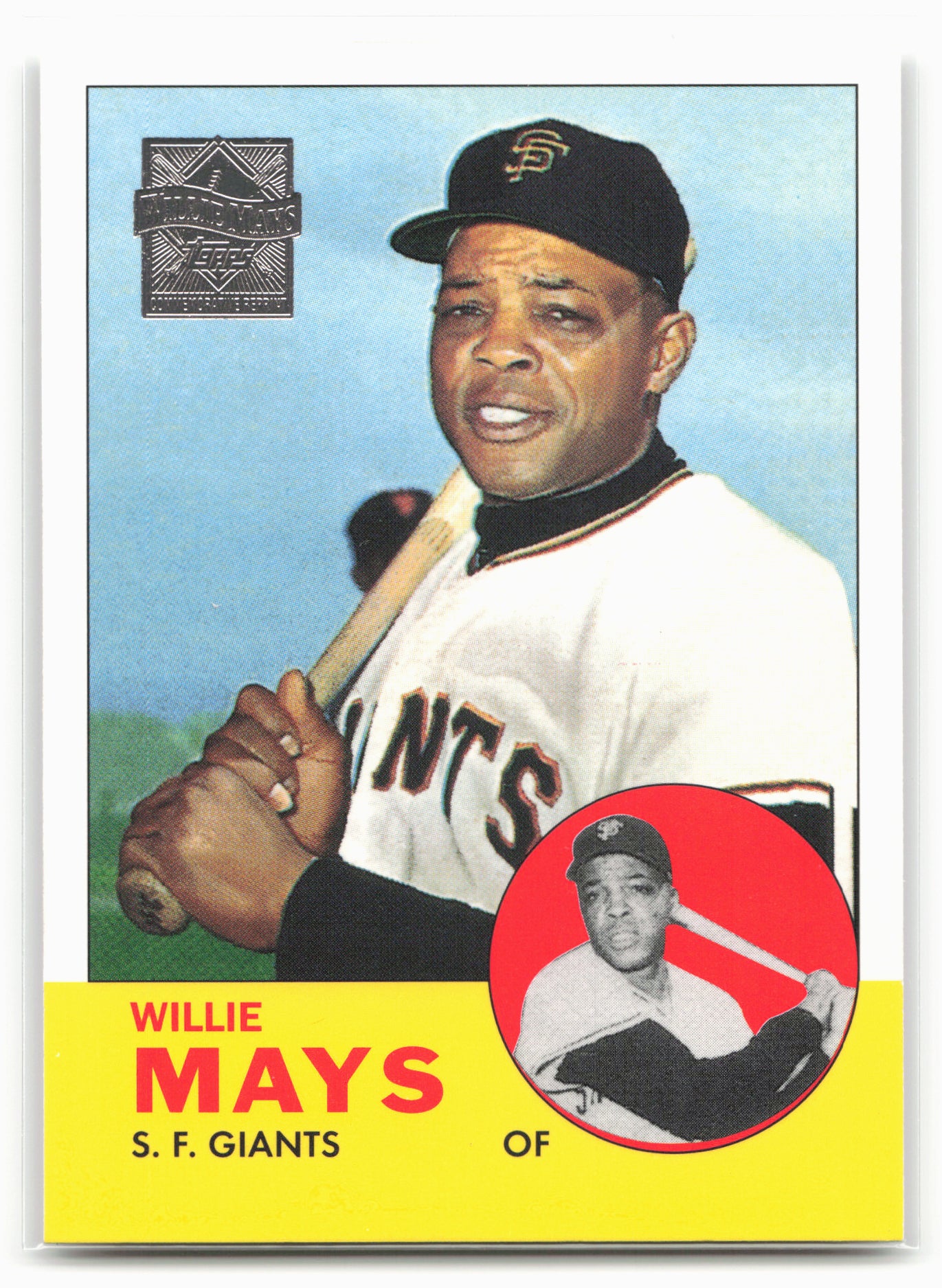 1997 Topps #17 Willie Mays Willie Mays Commemorative Reprints