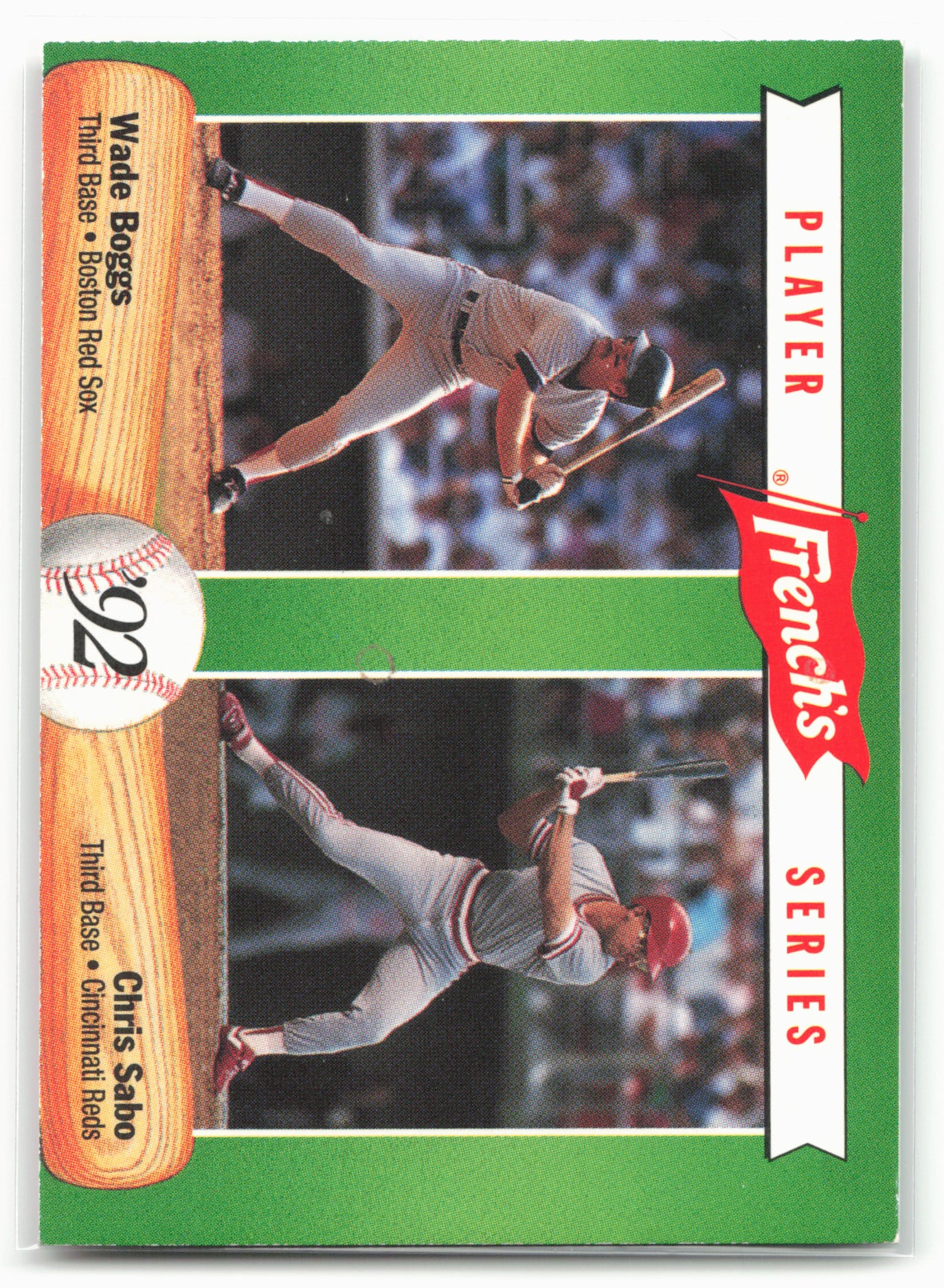 1992 French's #14 Wade Boggs / Chris Sabo