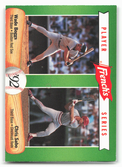 1992 French's #14 Wade Boggs / Chris Sabo