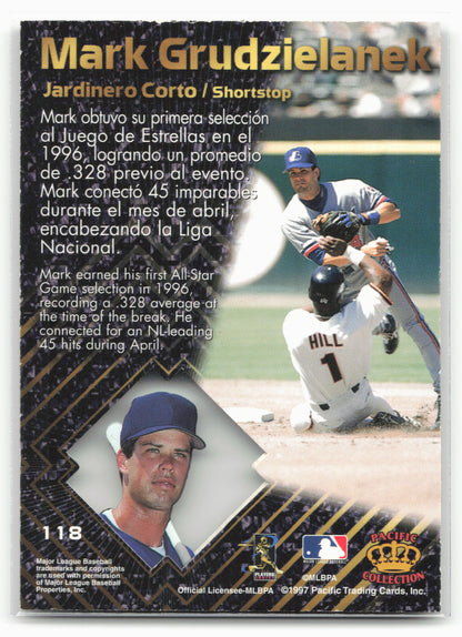 1997 Pacific Prism Invincible #118 Mark Grudzielanek
