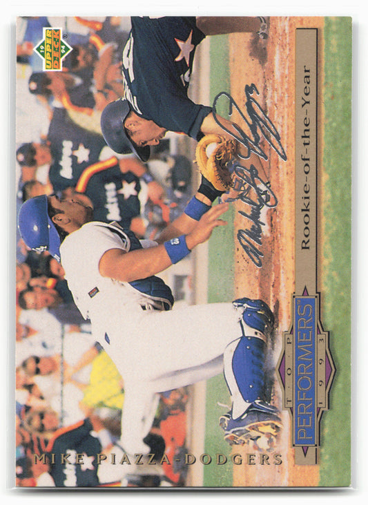 1994 Collector's Choice #310 Mike Piazza Silver Signature